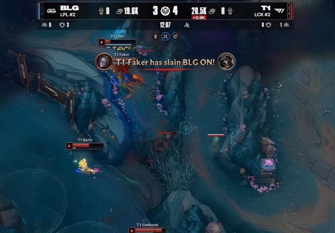 包含T13-0BLG：Faker瑞兹两度开车偷大龙，T1强势横扫BLG晋级的词条